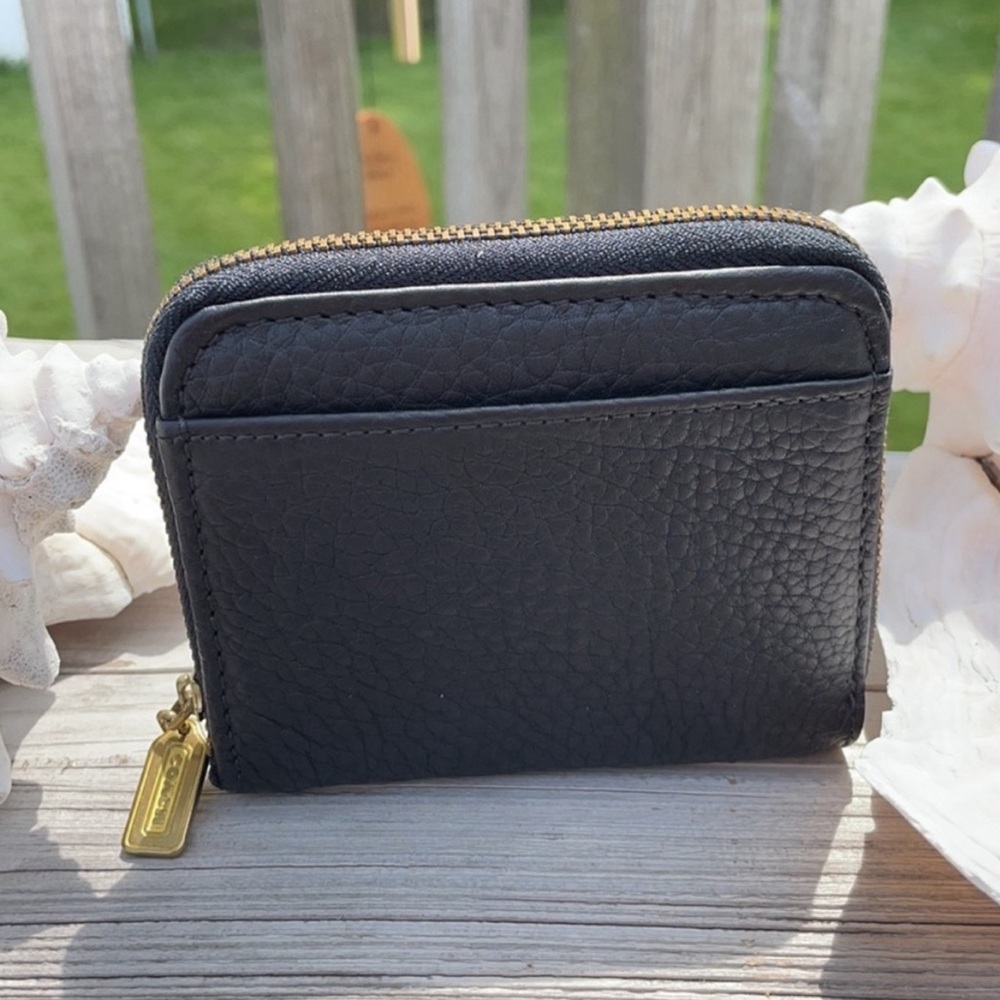Vintage Coach Pebble Leather Wallet